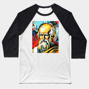 Archimedes Abstract Portrait | Archimedes Artwork 2 Baseball T-Shirt